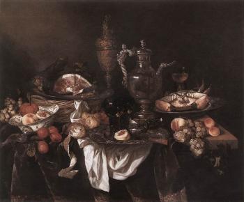 亞伯拉罕 凡 貝葉林 Banquet Still-Life